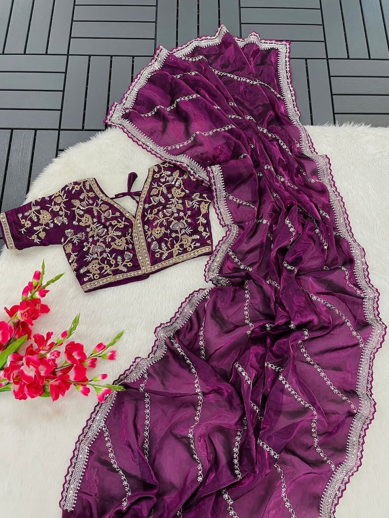 Soft Zimmy Choo Silk Saree