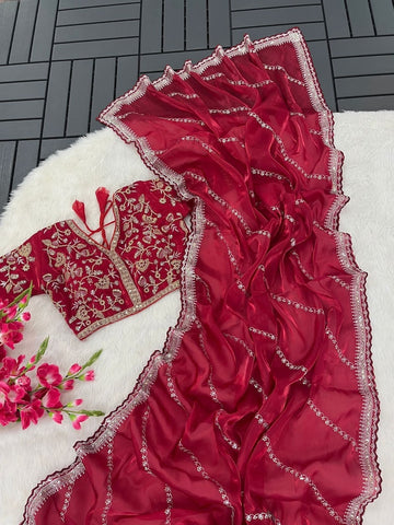 Soft Zimmy Choo Silk Saree