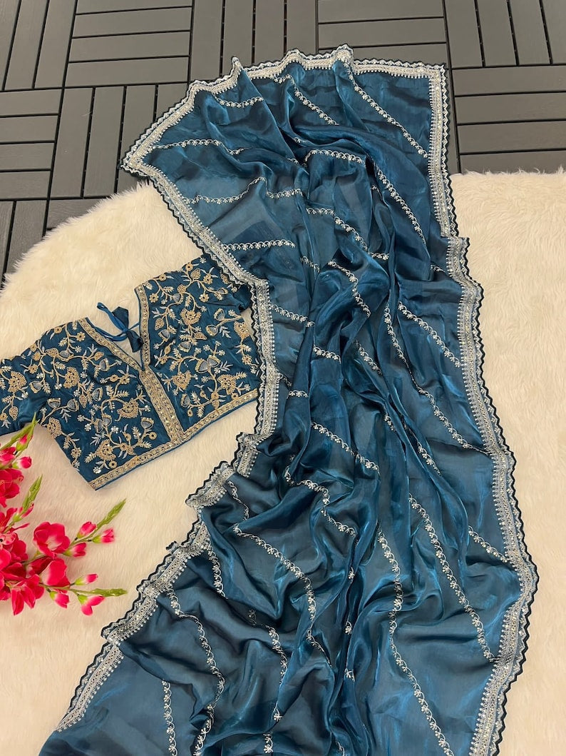 Soft Zimmy Choo Silk Saree