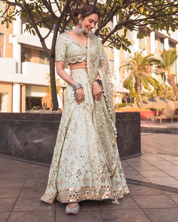 Golden Ivory Radiance Lehenga