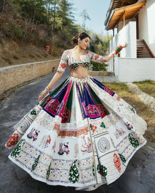 Elevate Your Ethnic Wardrobe With Our Stunning Printed Silk Lehenga Choli