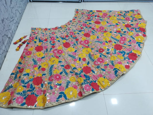 Ethnic Wardrobe With Our Stunning Printed Silk Lehenga Choli