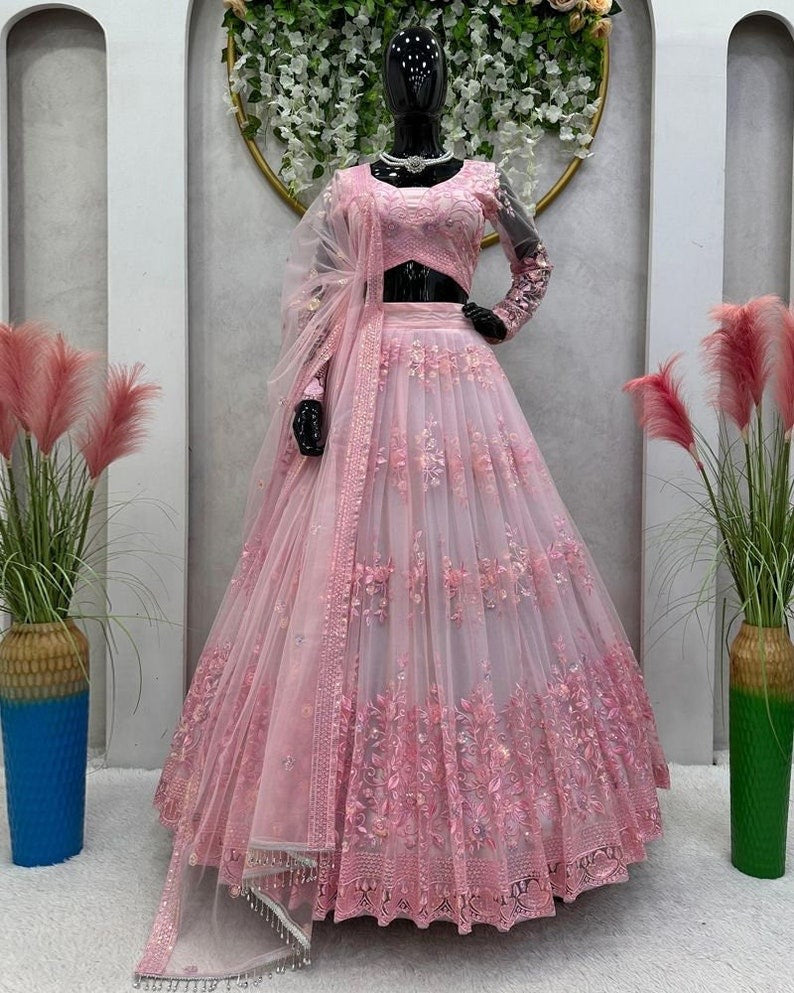 Wardrobe with Our Stunning Printed Silk Lehenga Choli