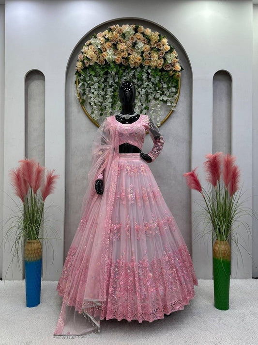 Wardrobe with Our Stunning Printed Silk Lehenga Choli