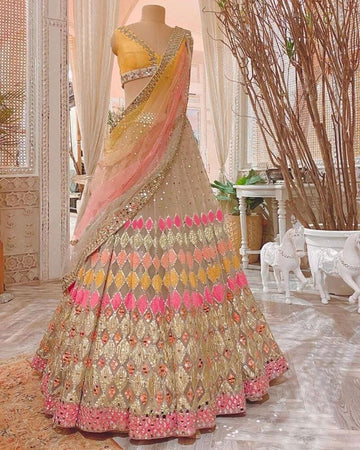 Elevate Your Ethnic Wardrobe With Our Stunning Printed Silk Lehenga Choli