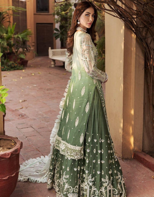 Heavy Faux Georgette Suit with Embroidery Work