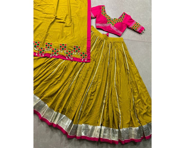 Charm Yellow  Bandhani Printed Silk Traditional Gown