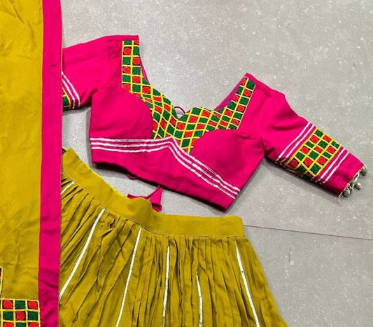 Charm Yellow  Bandhani Printed Silk Traditional Gown