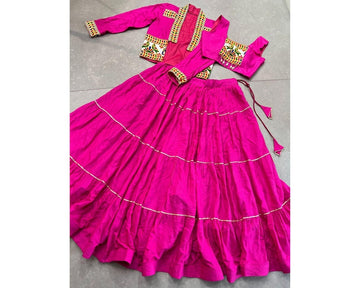 Beautifull Embroidery Zari Work Lehenga For Women With Blouse Piece And Dupatta