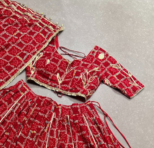 Embroidey Work Lehenga For Women With Blouse Piece And Dupatta