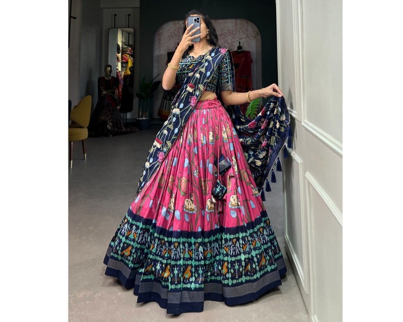 Ethnic Pure Cotton Mulmul Saree with Blouse