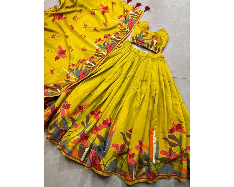 Foil Work Net Party Wear Lehenga Choli