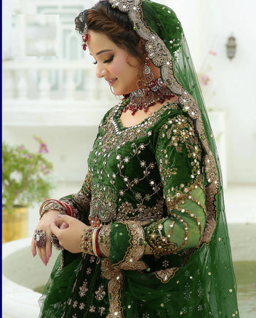 Heavy Sequins and Intricate Zari Embroidery Lehenga Choli