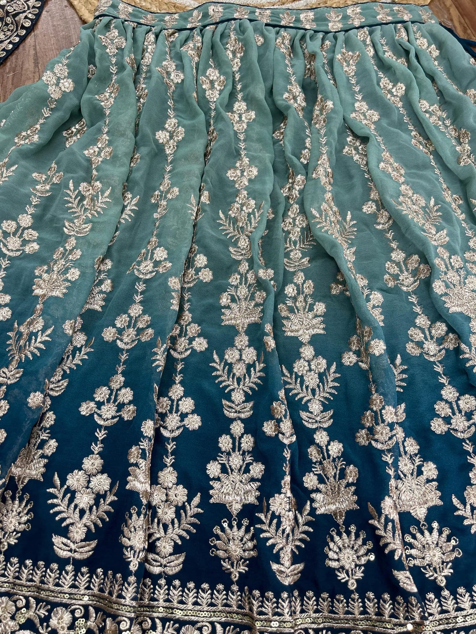 Premium Faux Blooming Adorned with Heavy Sequins and Intricate Zari Embroidery Lehenga Choli