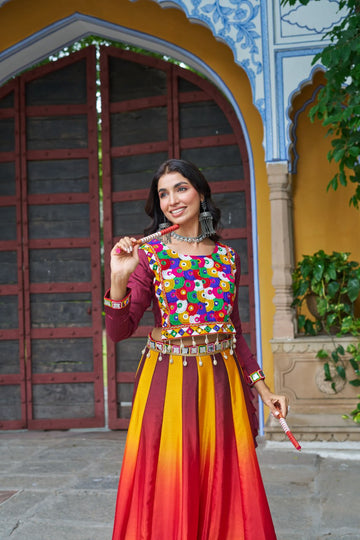 Latest Printed Navratri Lehenga choli