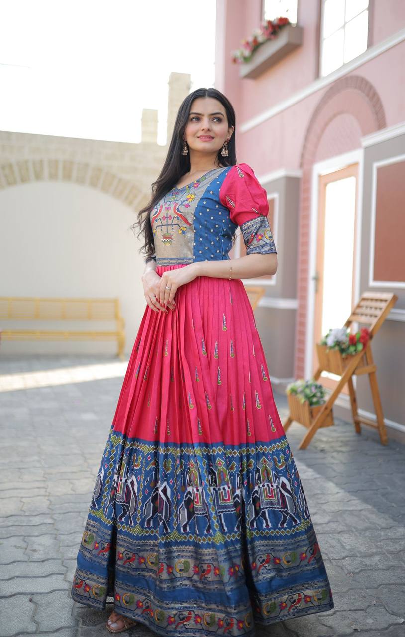 premium designer readymade mother & daughter gown collection