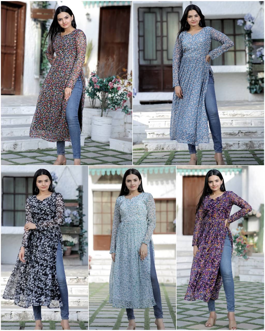 Nayra cut Kurtis are the best way to stay comfortable and stylish at the same time