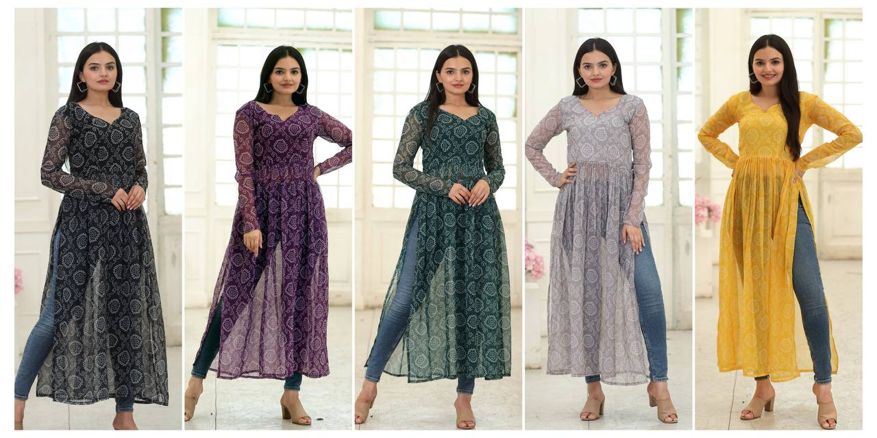 Nayra cut Kurtis are the best way to stay comfortable and stylish at the same time
