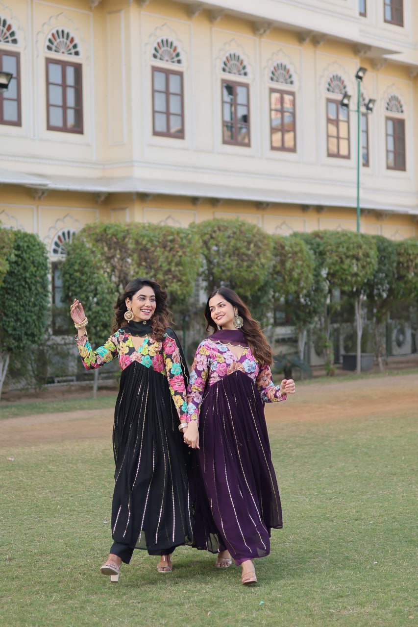 premium designer readymade kurti with pant & dupatta set