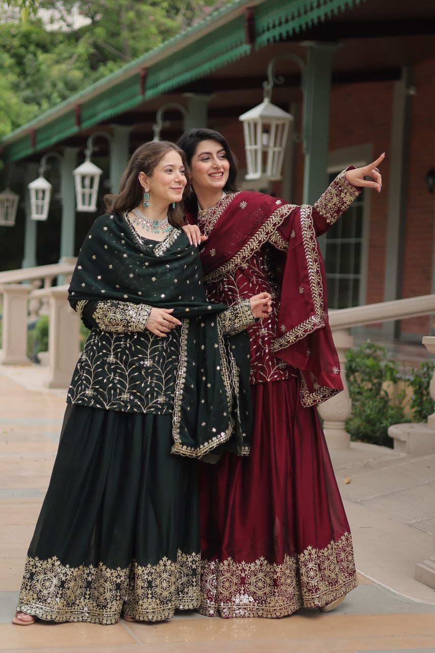 premium designer readymade kurti, plazo & dupatta collection