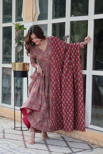 premium designer readymade kurti, pant & dupatta set