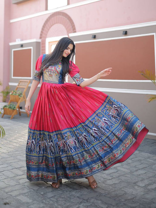 premium designer readymade mother & daughter gown collection