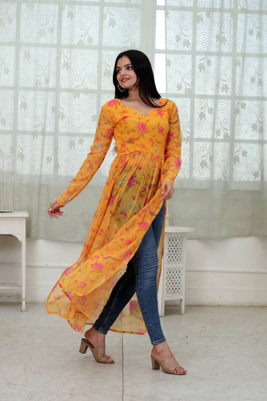 Nayra cut Kurtis are the best way to stay comfortable and stylish at the same time
