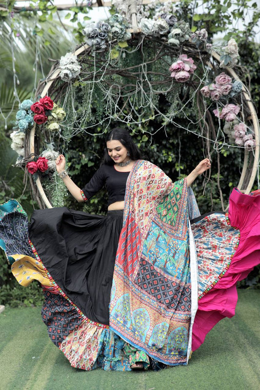 Attractive Rayon Lehenga Choli Dupatta Set