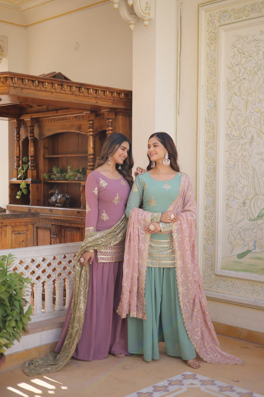 premium designer readymade kurti, plazo and dupatta collection