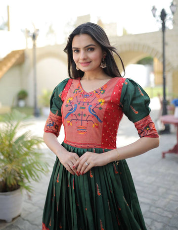 premium designer readymade mother & daughter gown collection